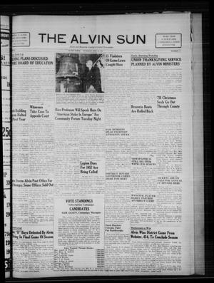 The Alvin Sun (Alvin, Tex.), Vol. 62, No. 16, Ed. 1 Thursday, November 15, 1951