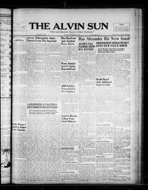 The Alvin Sun (Alvin, Tex.), Vol. 49, No. 16, Ed. 1 Friday, November 25, 1938