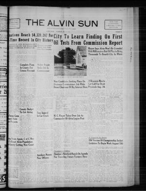 Primary view of object titled 'The Alvin Sun (Alvin, Tex.), Vol. 60, No. 51, Ed. 1 Thursday, July 20, 1950'.