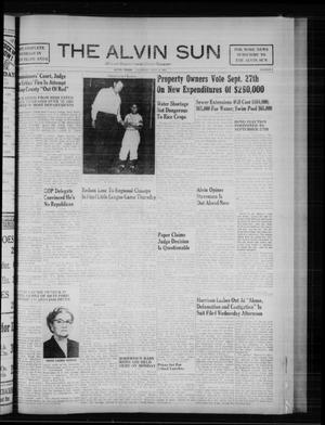 The Alvin Sun (Alvin, Tex.), Vol. 63, No. 5, Ed. 1 Thursday, September 4, 1952