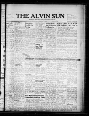 Primary view of object titled 'The Alvin Sun (Alvin, Tex.), Vol. 49, No. 12, Ed. 1 Friday, October 21, 1938'.