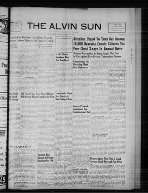 The Alvin Sun (Alvin, Tex.), Vol. 61, No. 11, Ed. 1 Thursday, October 12, 1950