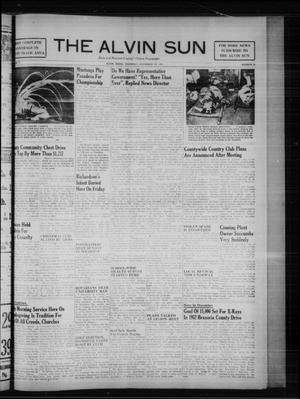 The Alvin Sun (Alvin, Tex.), Vol. 63, No. 16, Ed. 1 Thursday, November 20, 1952