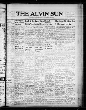 Primary view of object titled 'The Alvin Sun (Alvin, Tex.), Vol. 49, No. 6, Ed. 1 Friday, September 9, 1938'.
