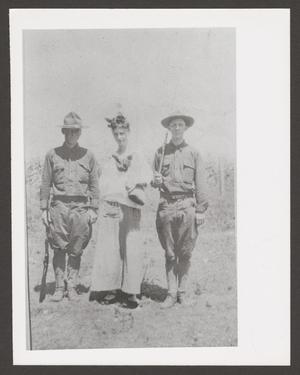 [Two Soldiers with a Woman]