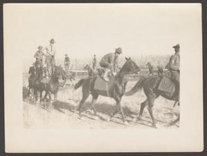 Primary view of object titled '[14th Calvary Riding Off]'.