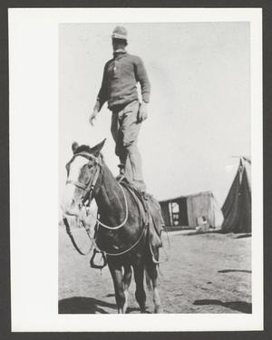 [Soldier Standing on Horse]