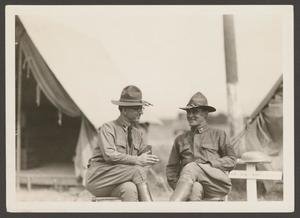 [Two Soldiers Sitting]