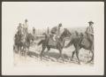 Photograph: [14th Calvary Standing and Riding on Horseback]