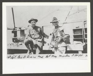 [Sgt. George D. Sears and Sgt. Maj. Martin D. Hipp]