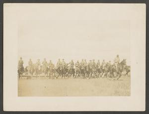 [Cavalry Soldiers on Horseback in Field]