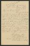 Primary view of [Letter from Rector of Trinity Church in Arkensas, July 4, 1888]