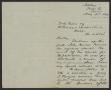Thumbnail image of item number 3 in: '[Letter from George C. Whyte to the Waco Parish, May 3, 1890]'.