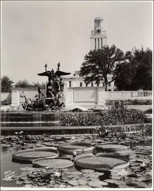 [The UT Tower and Littlefield Fountain]