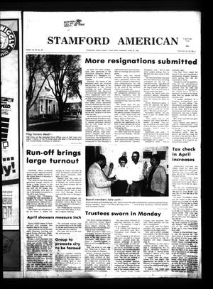 Primary view of object titled 'Stamford American (Stamford, Tex.), Vol. 62, No. 4, Ed. 1 Thursday, April 28, 1983'.