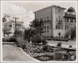 Photograph: [Gearing Hall, Painter Hall and Lily Pond]