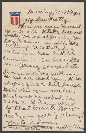 [Letter from Marguerite Cavett to Mrs. Mittie Sorrell]