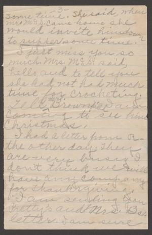 [Letter from Marguerite Cavett]