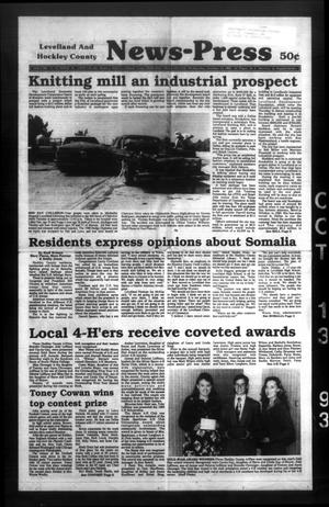 Levelland and Hockley County News-Press (Levelland, Tex.), Vol. 15, No. 56, Ed. 1 Wednesday, October 13, 1993