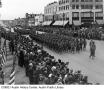 Thumbnail image of item number 1 in: '[Armistice Parade on Congress Avenue]'.