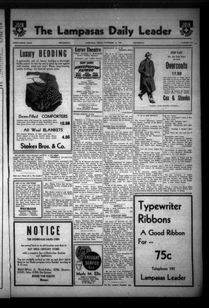 The Lampasas Daily Leader (Lampasas, Tex.), Vol. 36, No. 218, Ed. 1 Wednesday, November 15, 1939