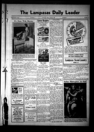 The Lampasas Daily Leader (Lampasas, Tex.), Vol. 36, No. 95, Ed. 1 Saturday, June 24, 1939