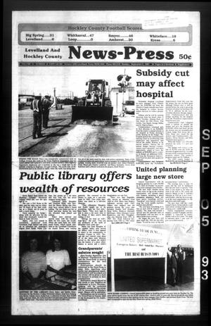 Levelland and Hockley County News-Press (Levelland, Tex.), Vol. 15, No. 45, Ed. 1 Sunday, September 5, 1993