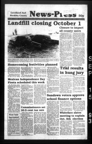 Levelland and Hockley County News-Press (Levelland, Tex.), Vol. 15, No. 48, Ed. 1 Wednesday, September 15, 1993
