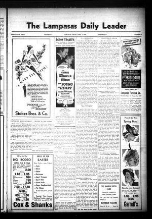 The Lampasas Daily Leader (Lampasas, Tex.), Vol. 36, No. 26, Ed. 1 Wednesday, April 5, 1939