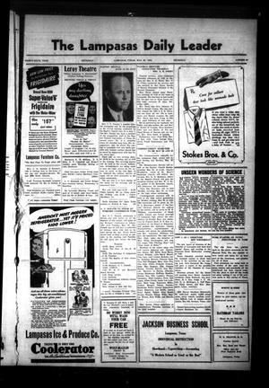The Lampasas Daily Leader (Lampasas, Tex.), Vol. 36, No. 69, Ed. 1 Thursday, May 25, 1939