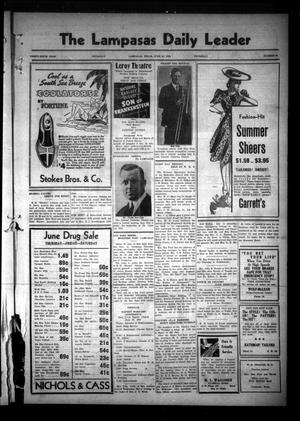 The Lampasas Daily Leader (Lampasas, Tex.), Vol. 36, No. 93, Ed. 1 Thursday, June 22, 1939