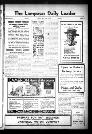 The Lampasas Daily Leader (Lampasas, Tex.), Vol. 36, No. 39, Ed. 1 Thursday, April 20, 1939