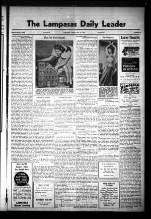 The Lampasas Daily Leader (Lampasas, Tex.), Vol. 36, No. 59, Ed. 1 Saturday, May 13, 1939