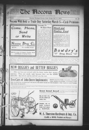 Primary view of object titled 'The Nocona News (Nocona, Tex.), Vol. 5, No. 36, Ed. 1 Friday, February 11, 1910'.