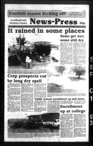 Primary view of object titled 'Levelland and Hockley County News-Press (Levelland, Tex.), Vol. 15, No. 44, Ed. 1 Wednesday, September 1, 1993'.