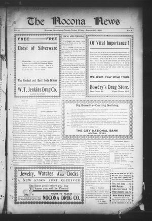 The Nocona News (Nocona, Tex.), Vol. 5, No. 11, Ed. 1 Friday, August 20, 1909