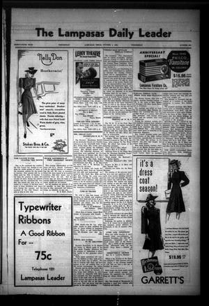The Lampasas Daily Leader (Lampasas, Tex.), Vol. 36, No. 182, Ed. 1 Wednesday, October 4, 1939
