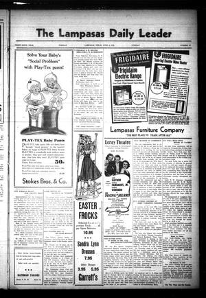 The Lampasas Daily Leader (Lampasas, Tex.), Vol. 36, No. 25, Ed. 1 Tuesday, April 4, 1939