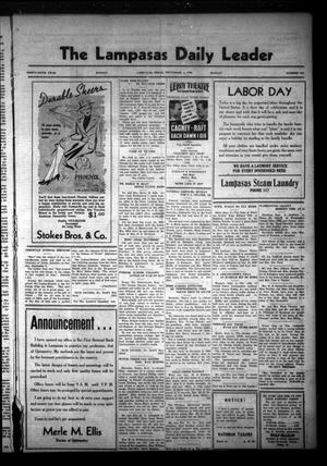 The Lampasas Daily Leader (Lampasas, Tex.), Vol. 36, No. 156, Ed. 1 Monday, September 4, 1939