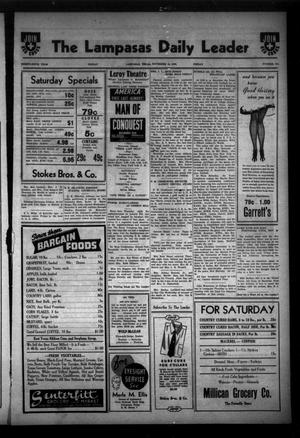 The Lampasas Daily Leader (Lampasas, Tex.), Vol. 36, No. 214, Ed. 1 Friday, November 10, 1939