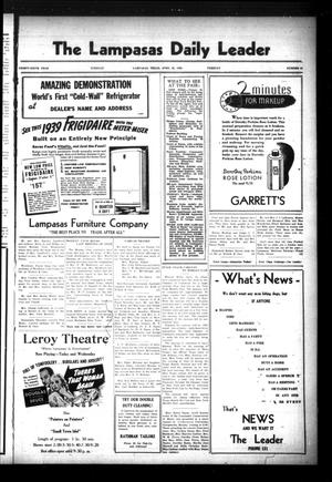 The Lampasas Daily Leader (Lampasas, Tex.), Vol. 36, No. 43, Ed. 1 Tuesday, April 25, 1939