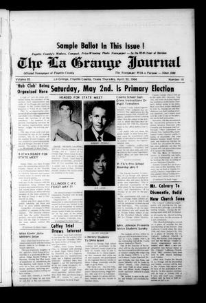 The La Grange Journal (La Grange, Tex.), Vol. 85, No. 18, Ed. 1 Thursday, April 30, 1964