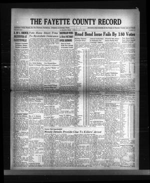 Primary view of object titled 'The Fayette County Record (La Grange, Tex.), Vol. 26, No. 73, Ed. 1 Tuesday, July 13, 1948'.