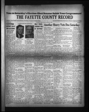 The Fayette County Record (La Grange, Tex.), Vol. 24, No. 85, Ed. 1 Friday, August 23, 1946