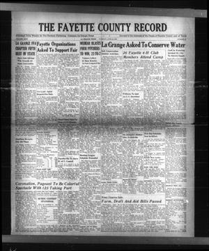 The Fayette County Record (La Grange, Tex.), Vol. 26, No. 67, Ed. 1 Tuesday, June 22, 1948