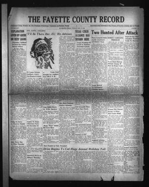 The Fayette County Record (La Grange, Tex.), Vol. 25, No. 14, Ed. 1 Tuesday, December 17, 1946
