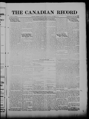 The Canadian Record (Canadian, Tex.), Vol. 27, No. 9, Ed. 1  Thursday, December 4, 1919