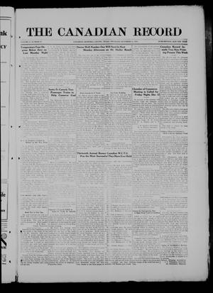 Primary view of object titled 'The Canadian Record (Canadian, Tex.), Vol. 27, No. 10, Ed. 1  Thursday, December 11, 1919'.