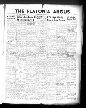 The Flatonia Argus (Flatonia, Tex.), Vol. 77, No. 38, Ed. 1 Thursday, September 18, 1952