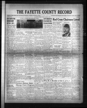 Primary view of object titled 'The Fayette County Record (La Grange, Tex.), Vol. 26, No. 38, Ed. 1 Friday, March 12, 1948'.